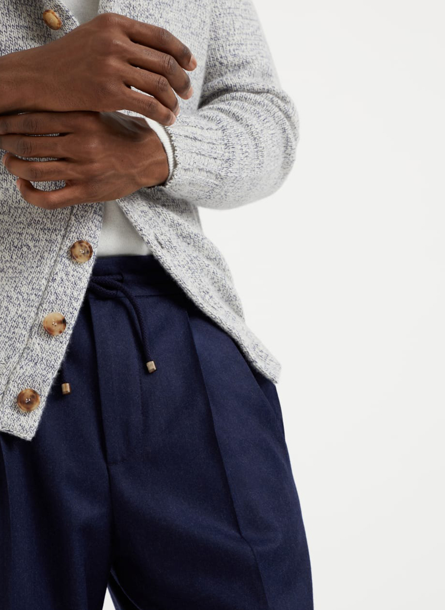 Brunello Cucinelli trousers with double pleats