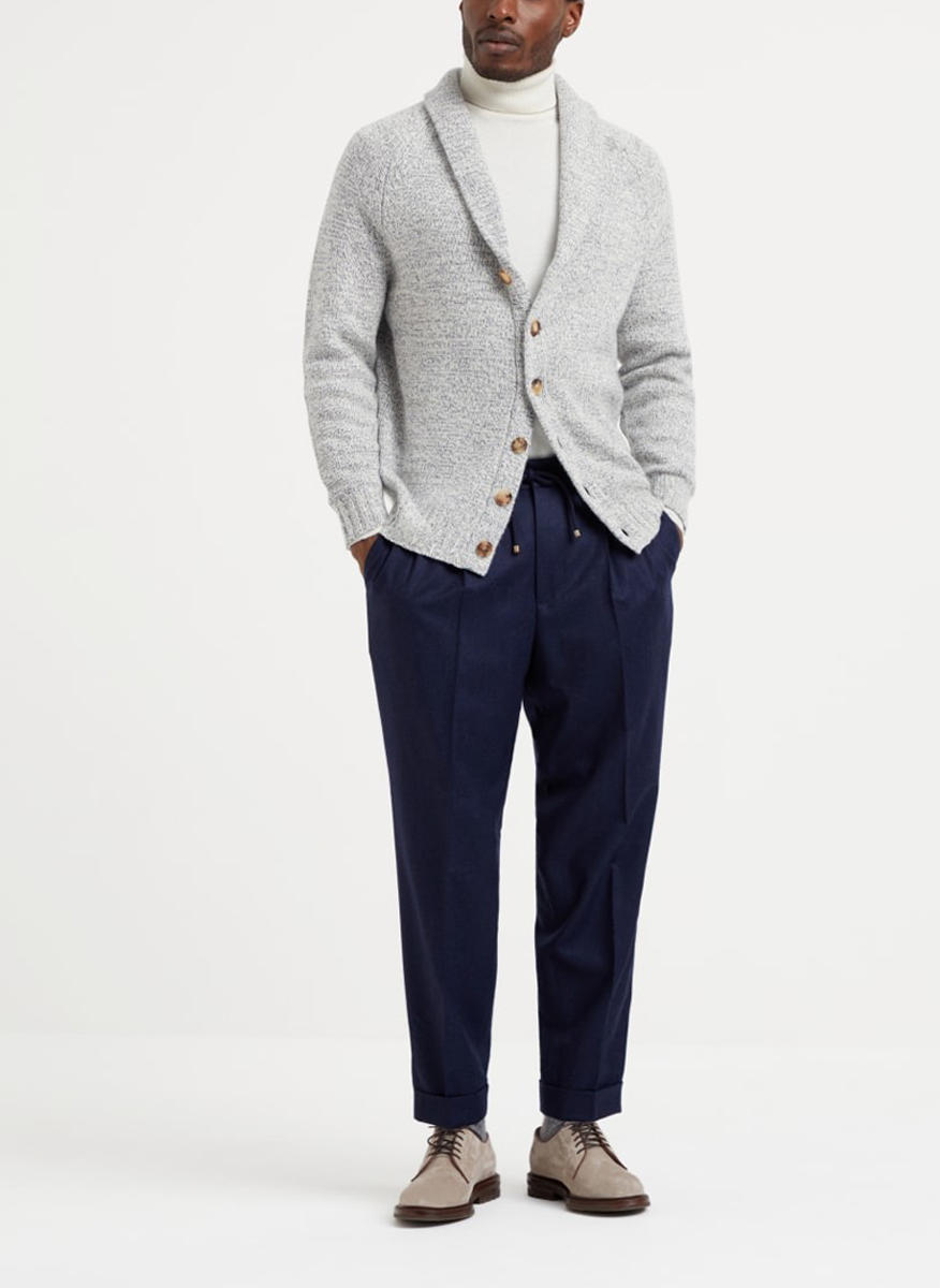 Brunello Cucinelli trousers with double pleats