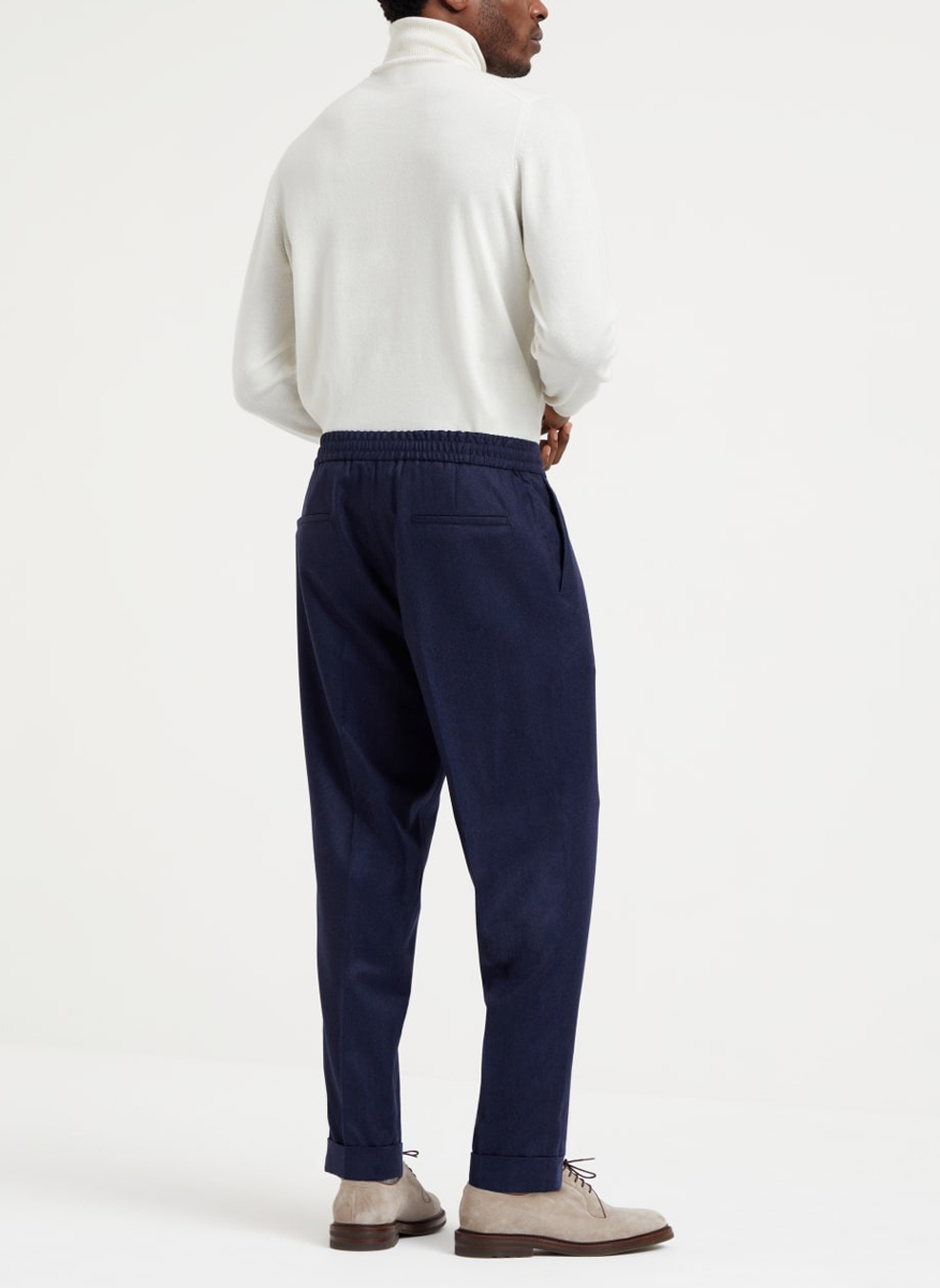 Brunello Cucinelli trousers with double pleats