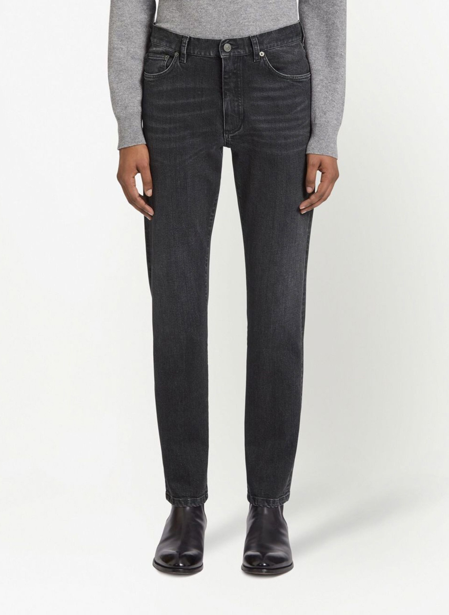 Деним с износен ефект Zegna