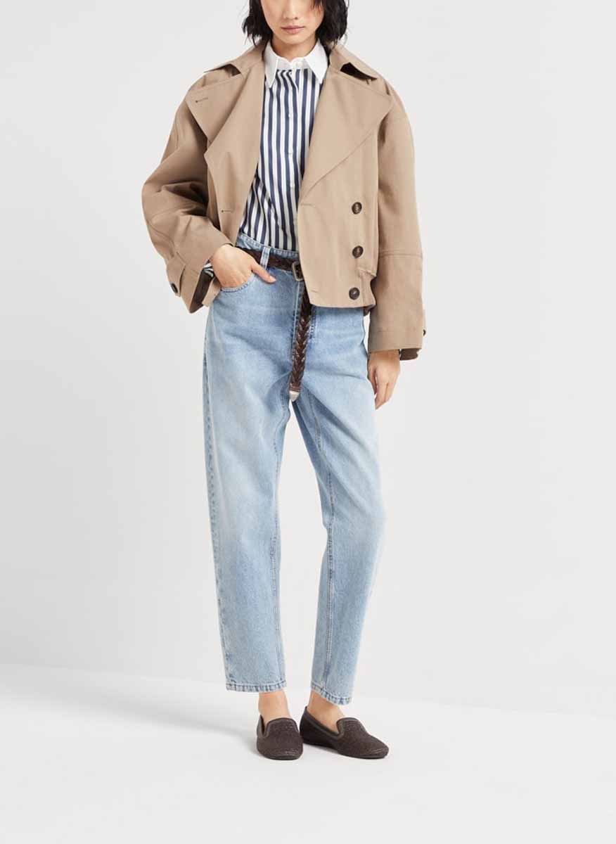 Деним 'Baggy' Brunello Cucinelli