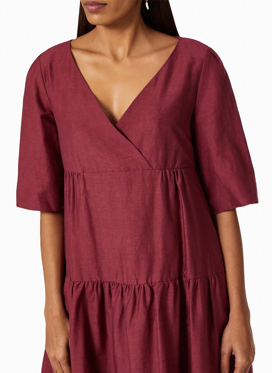 Ленена рокля Weekend Max Mara Tevere