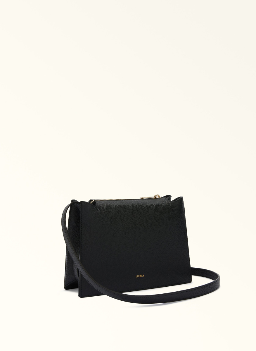 Furla Nuvola Nero crossbody bag in leather