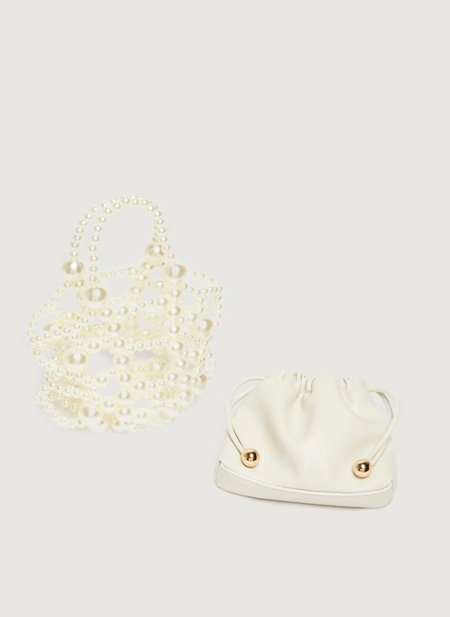 Мини чанта с декоративни перли 'Bucket' Marella Bobby