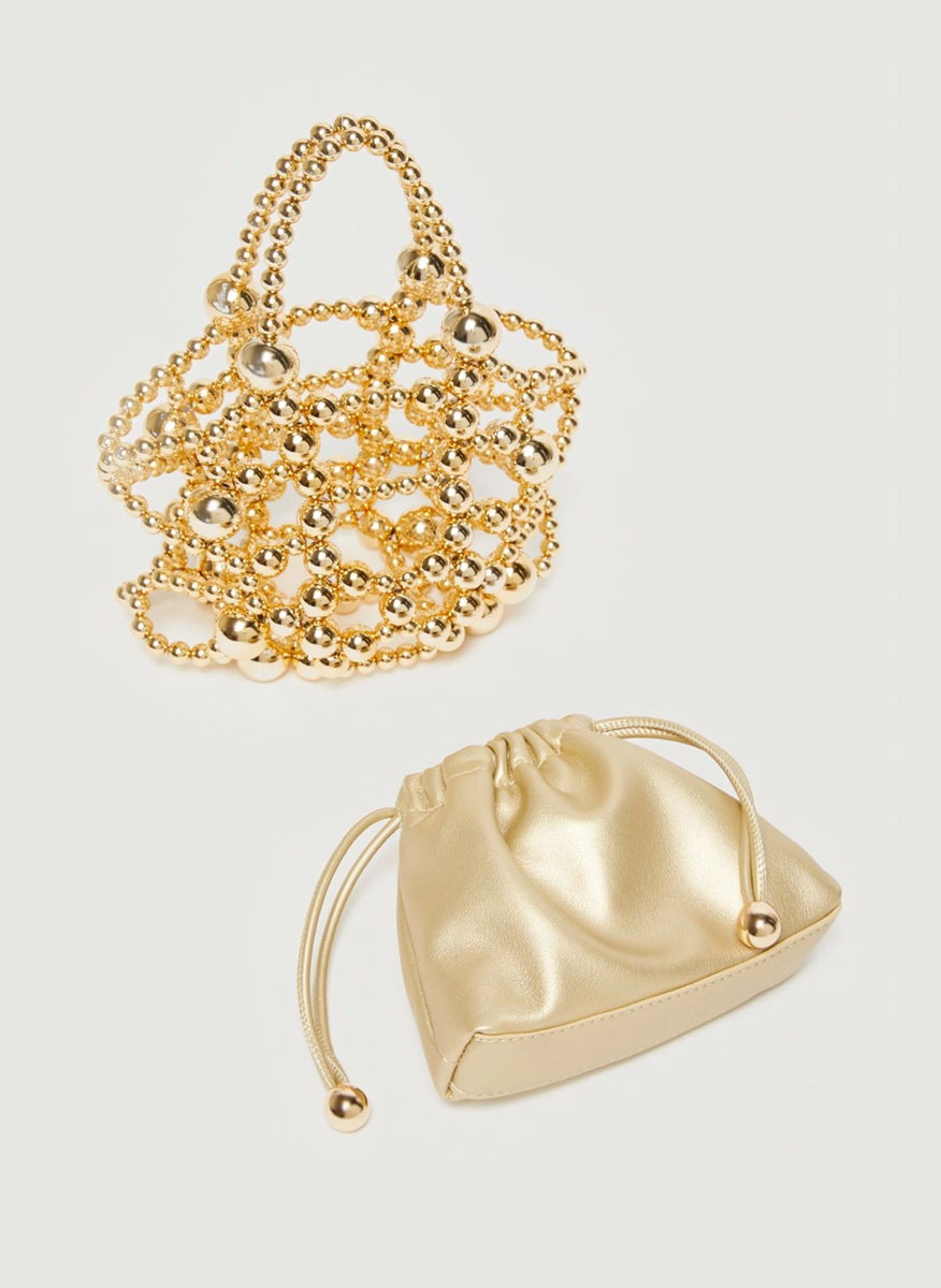 Мини чанта с декоративни перли 'Bucket' Marella Bobby
