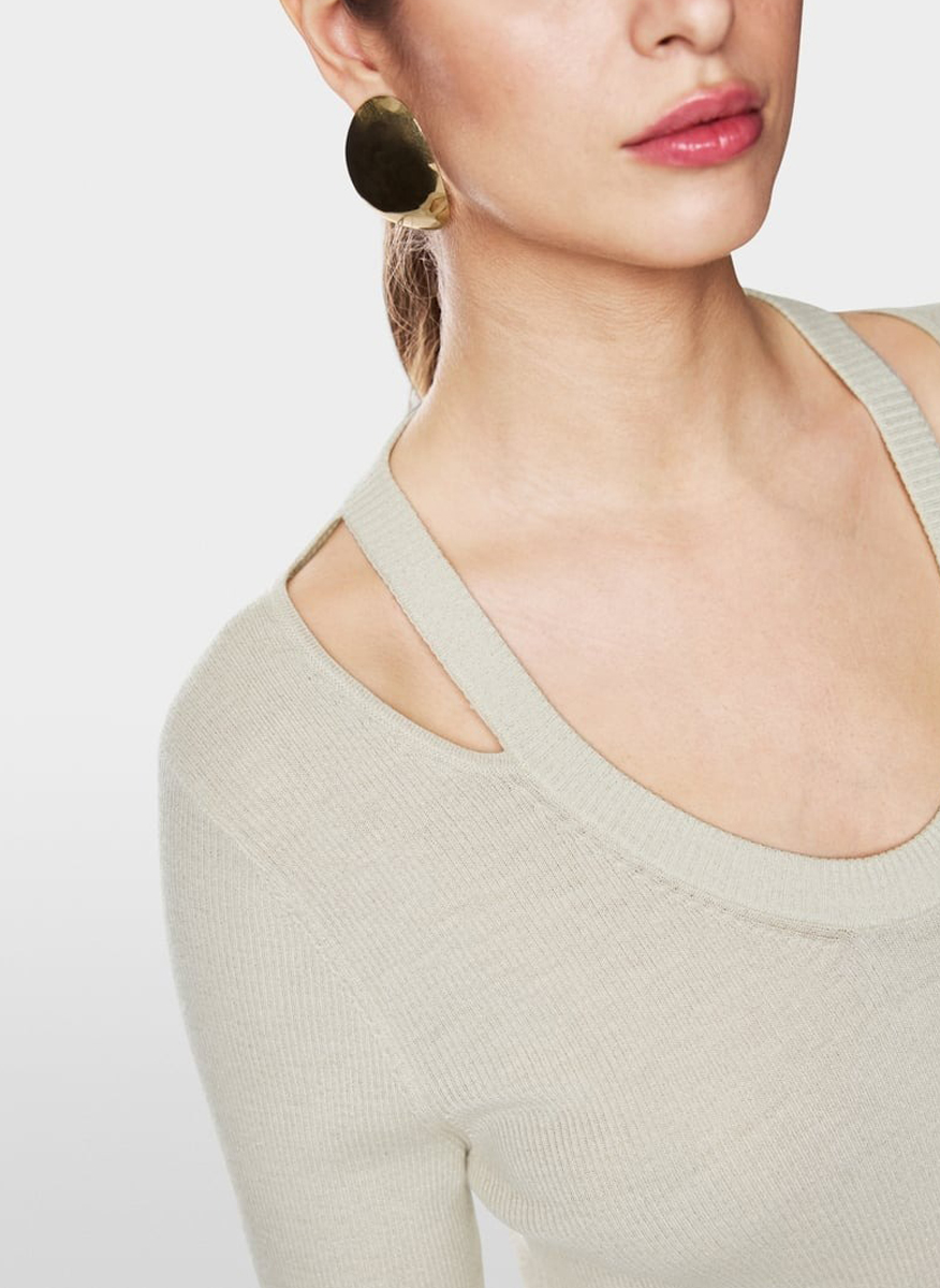 Пуловер с блестящи нишки Marc Cain Collections