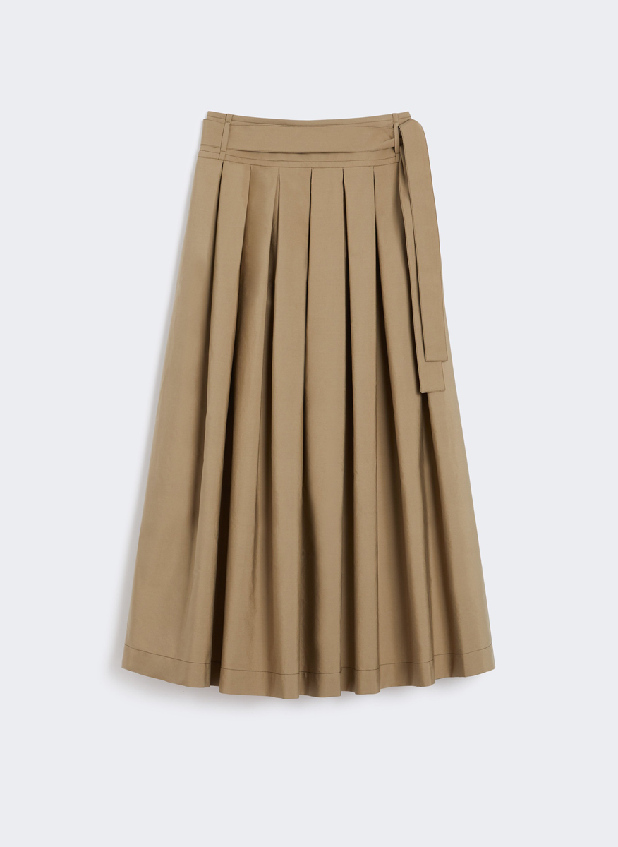 Плисирана пола с колан Weekend Max Mara Agiate