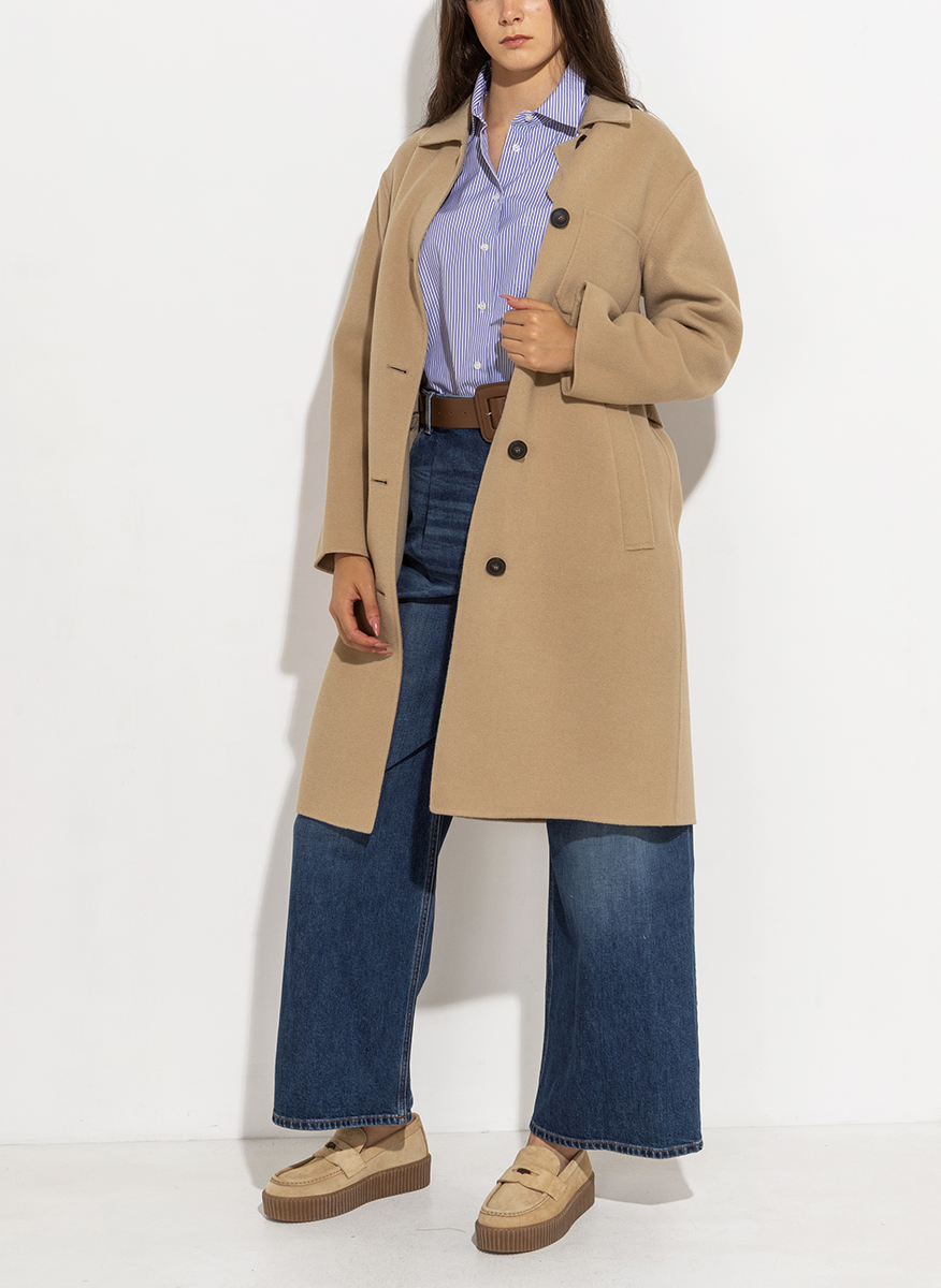 Палто от фина вълна Weekend Max Mara Zenone