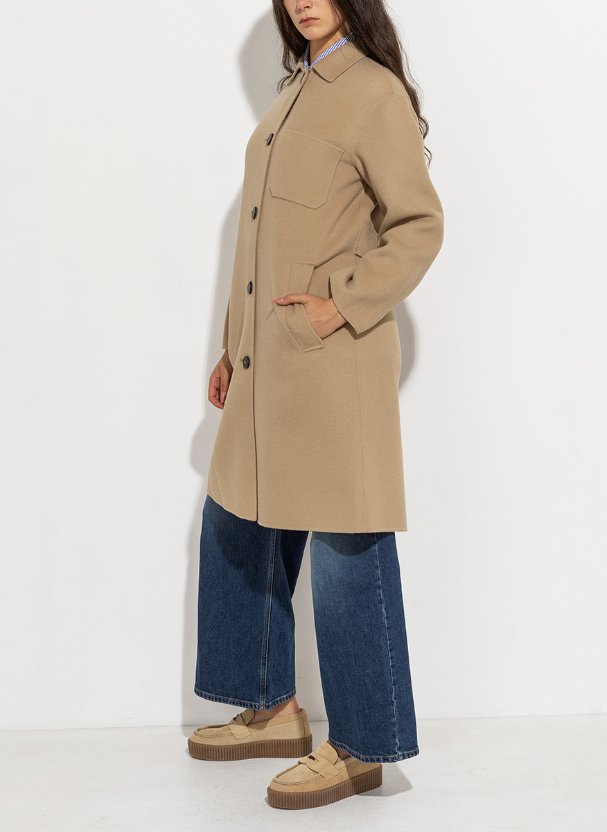 Палто от фина вълна Weekend Max Mara Zenone