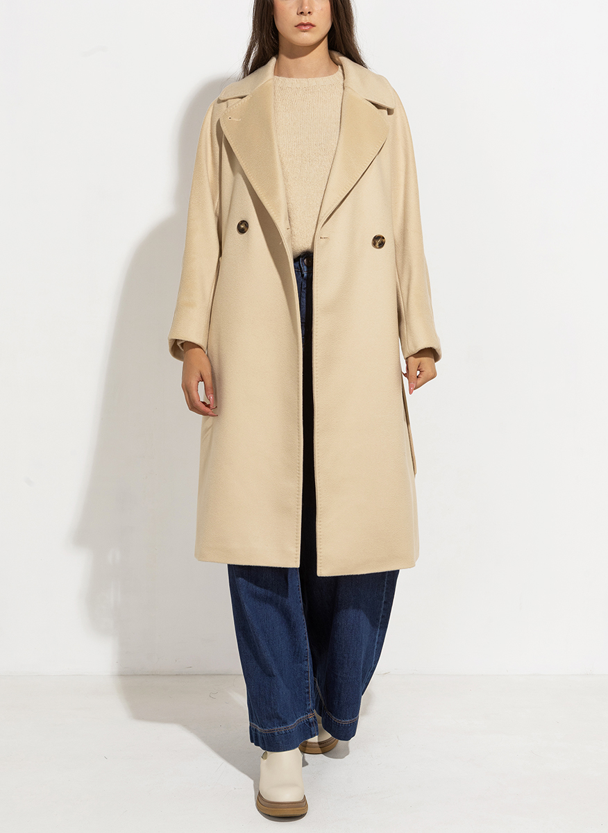 Палто от фина вълна Weekend Max Mara Resina