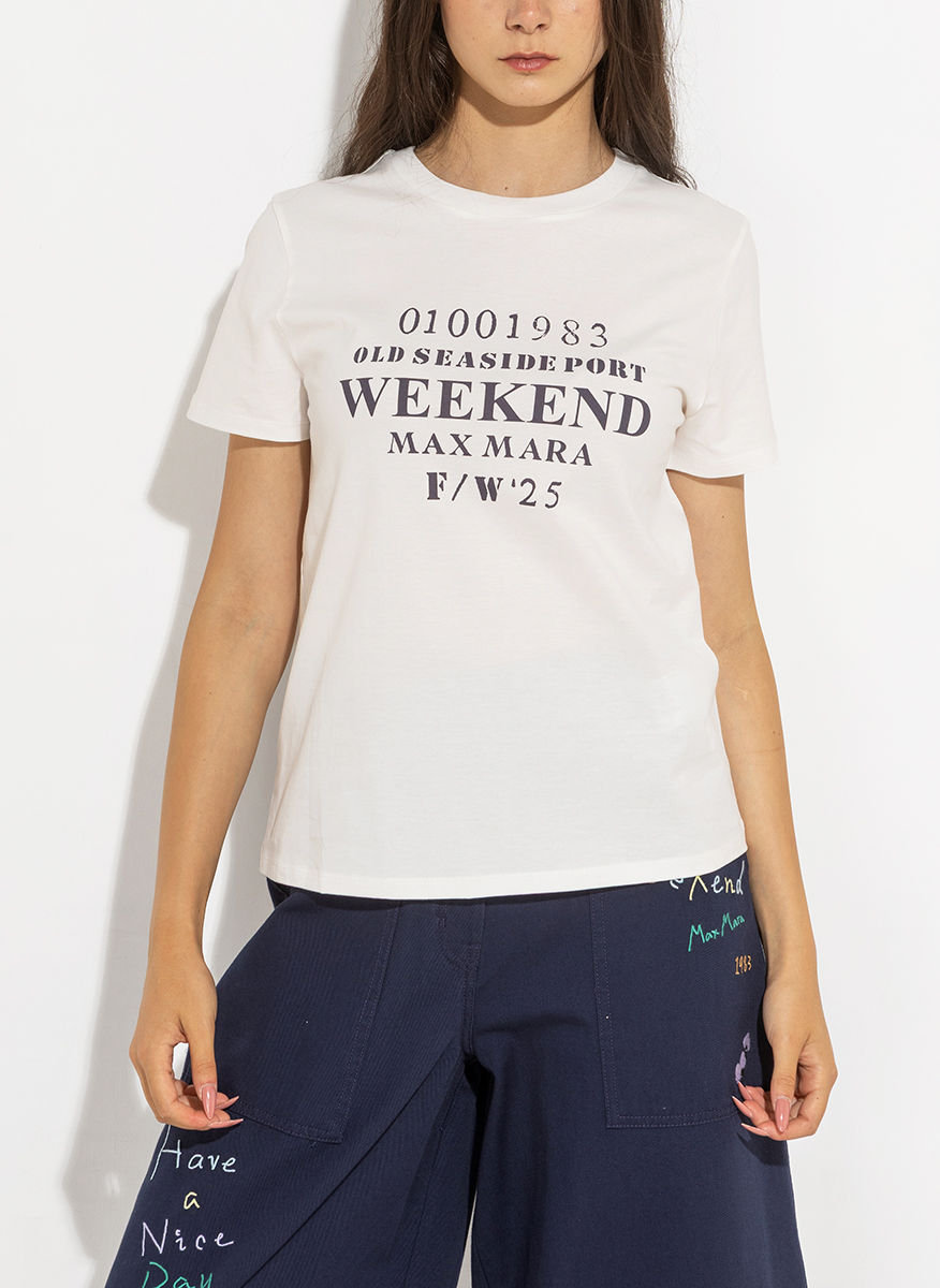 Тишърт с принт Weekend Max Mara Guglia