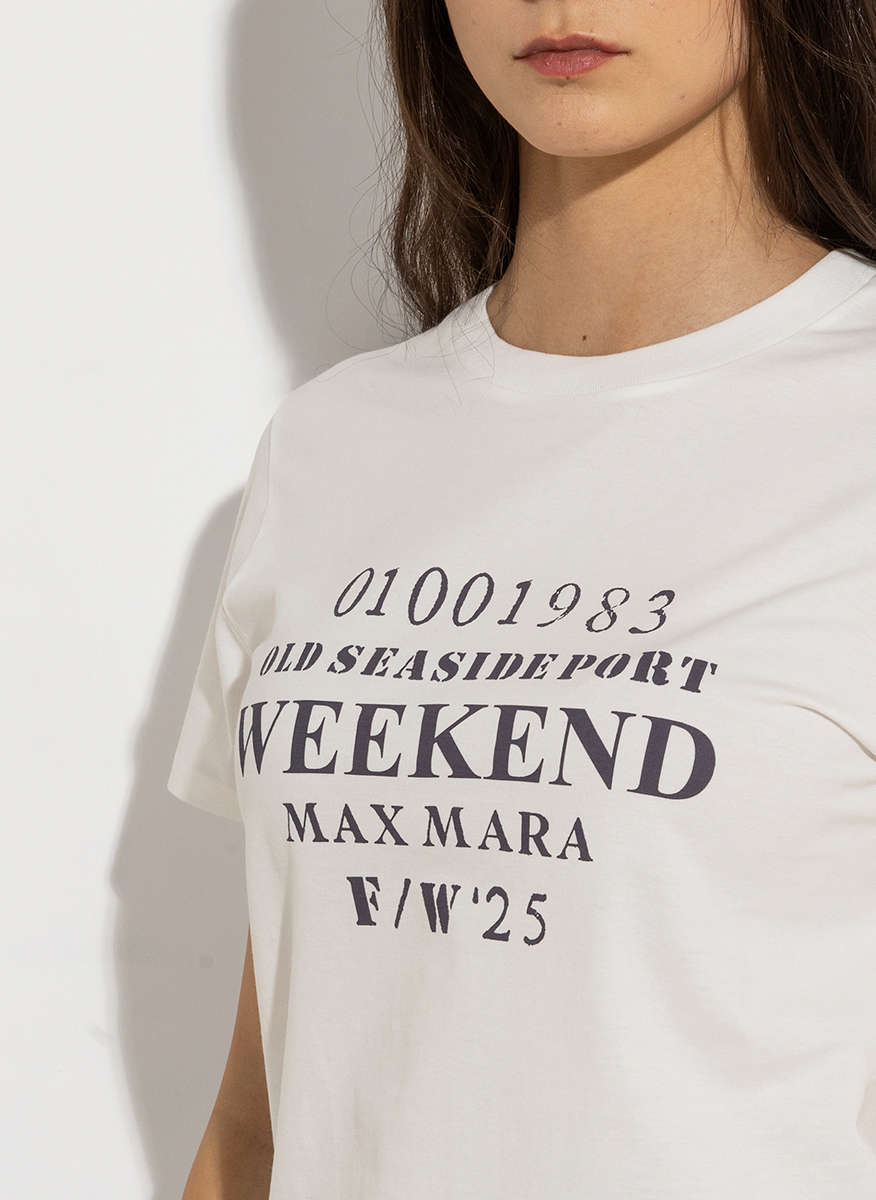 Тишърт с принт Weekend Max Mara Guglia