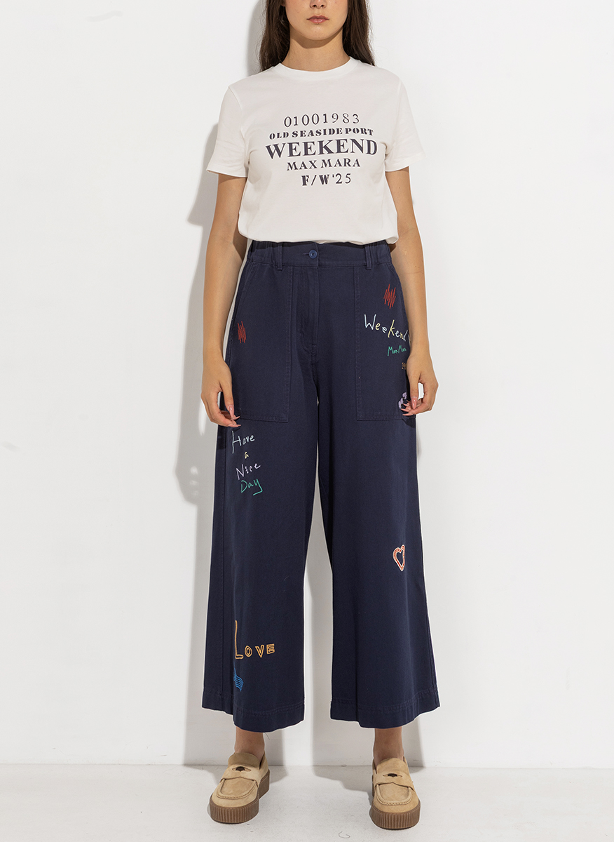 Тишърт с принт Weekend Max Mara Guglia