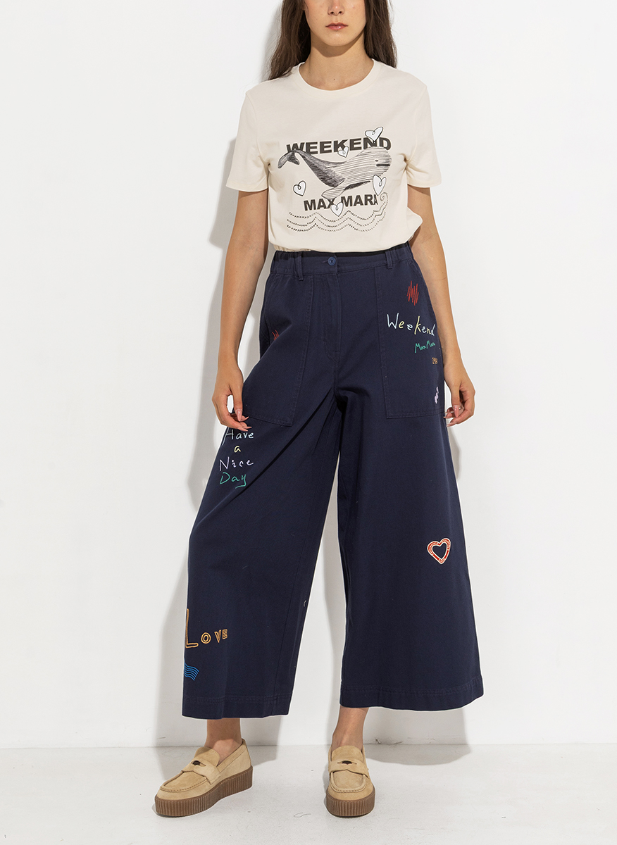 Тишърт с принт Weekend Max Mara Guglia