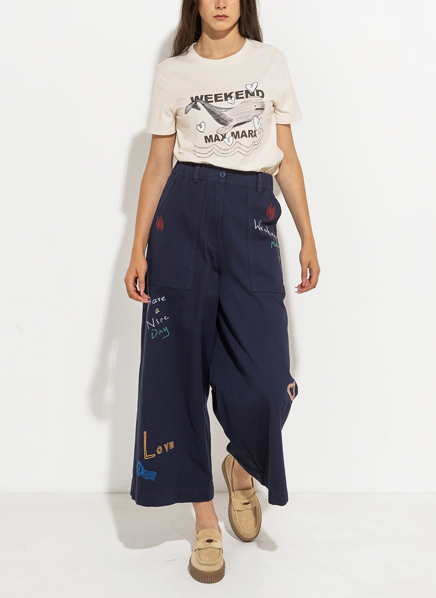 Тишърт с принт Weekend Max Mara Guglia