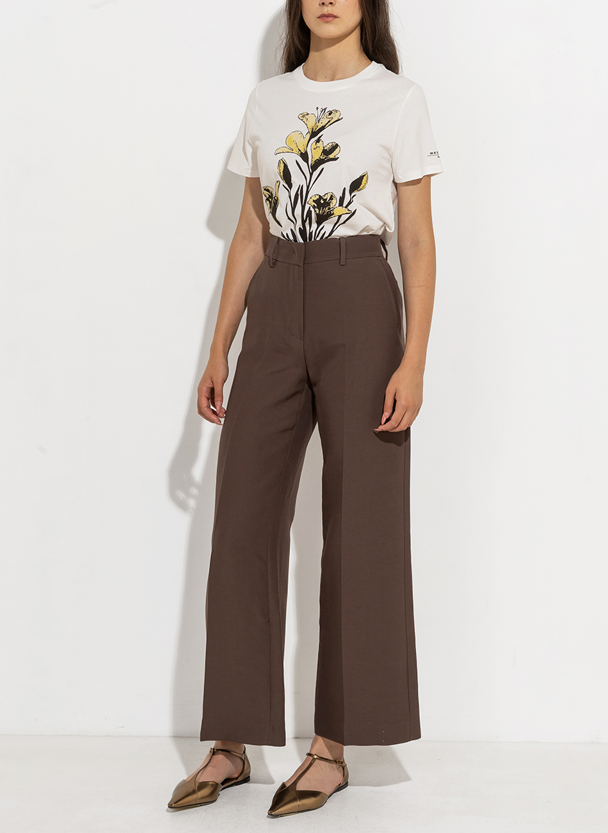 Тишърт с принт Weekend Max Mara Guglia
