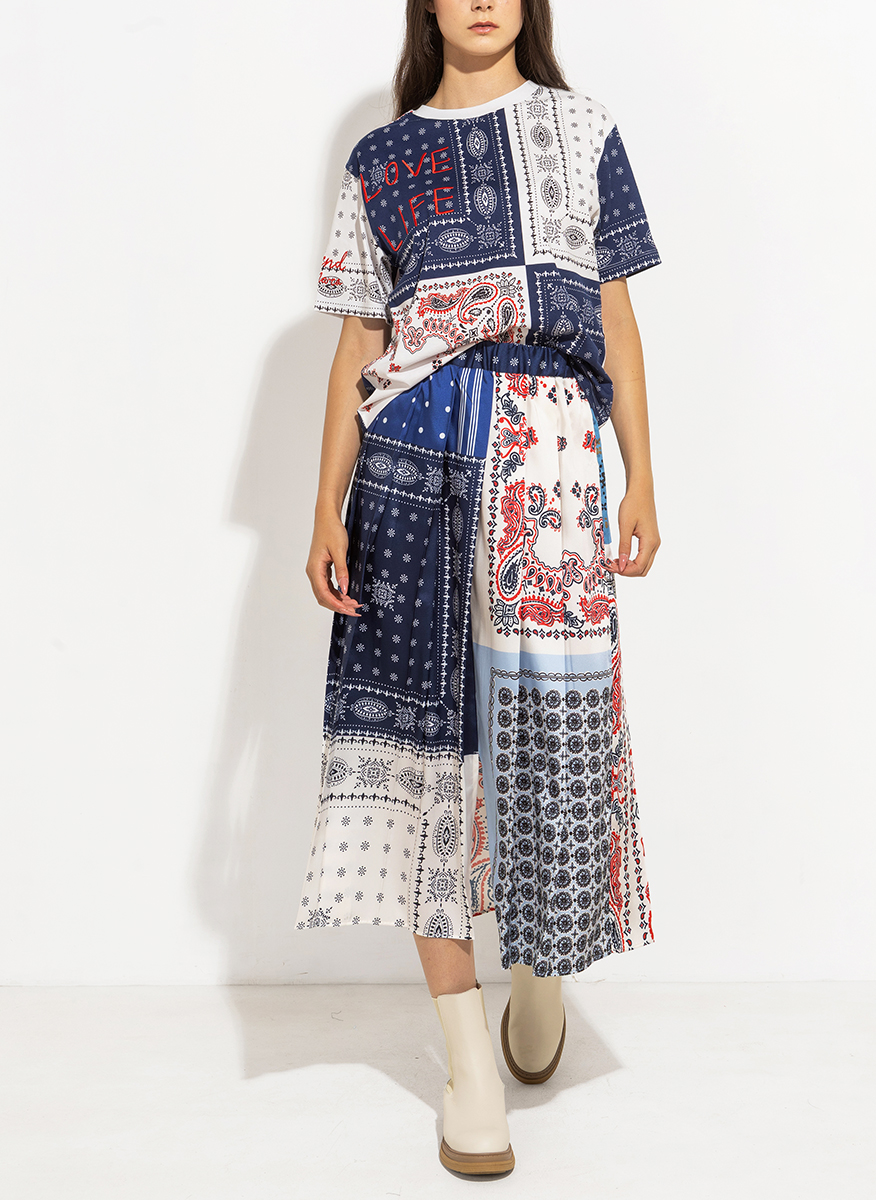 Тишърт с бродирани детайли Weekend Max Mara Acline