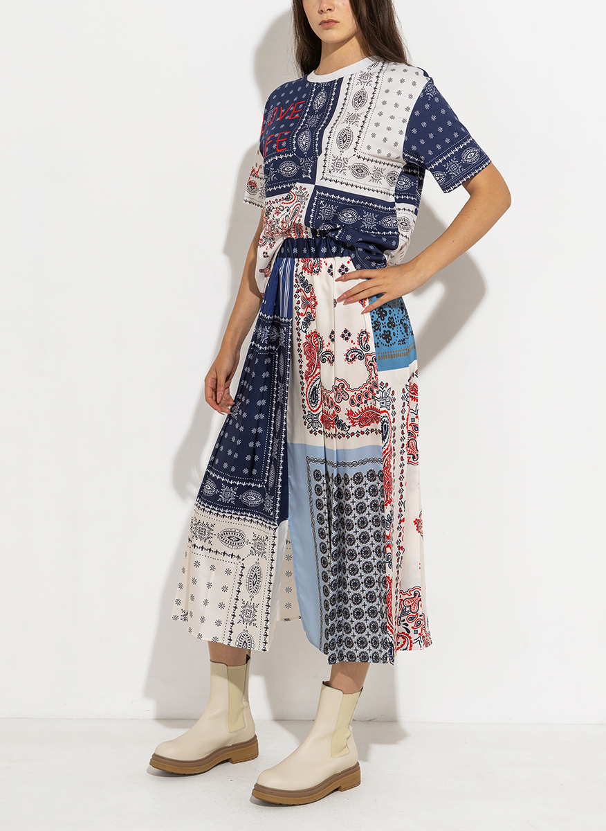 Тишърт с бродирани детайли Weekend Max Mara Acline