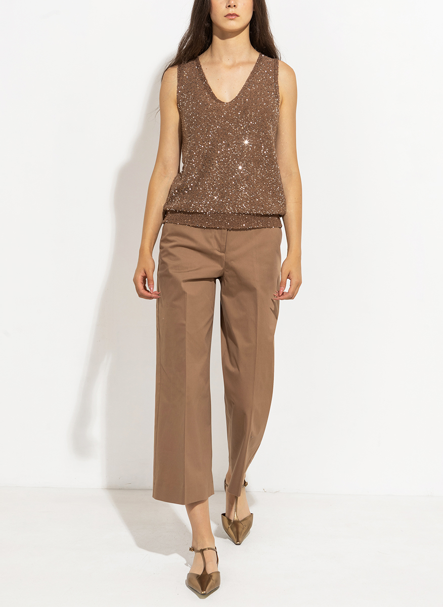 Панталон със скъсена дължина Weekend Max Mara Urial