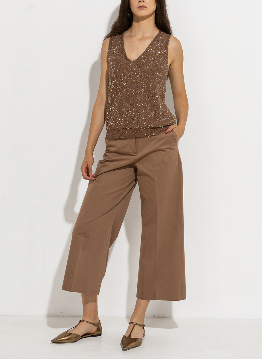 Панталон със скъсена дължина Weekend Max Mara Urial