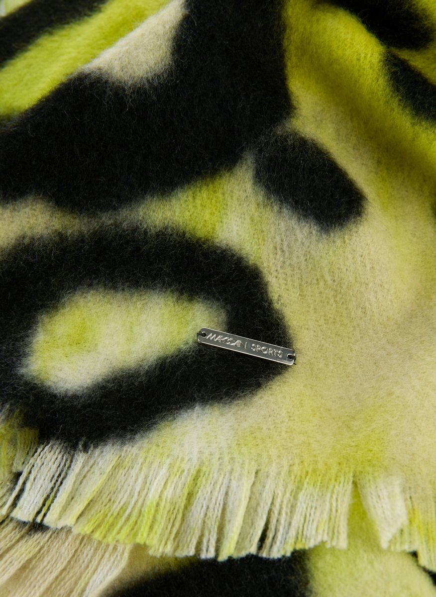 Marc Cain Sports printed scarf in wool