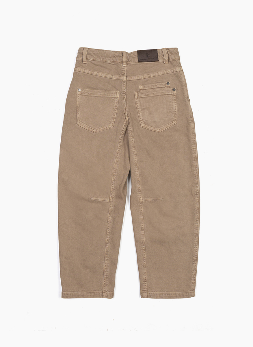 Brunello Cucinelli Kids 8 trousers with monili