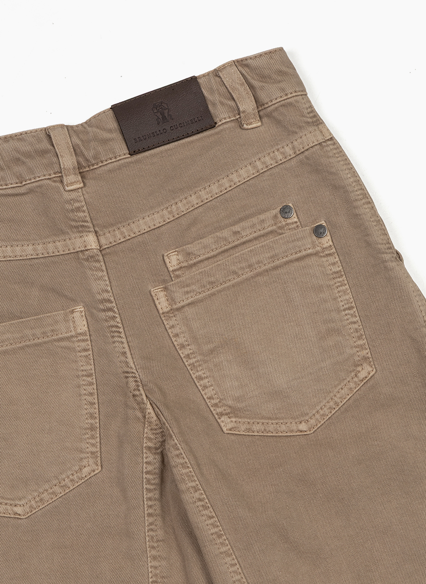 Brunello Cucinelli Kids 8 trousers with monili