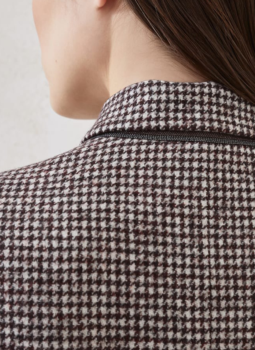 Brunello Cucinelli wool blazer with belt