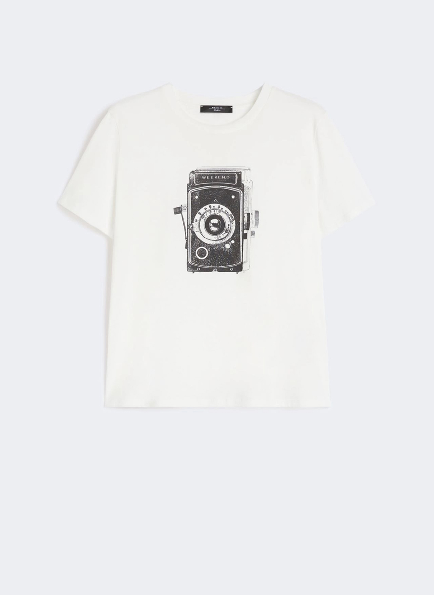 Тишърт с принт Weekend Max Mara Guglia