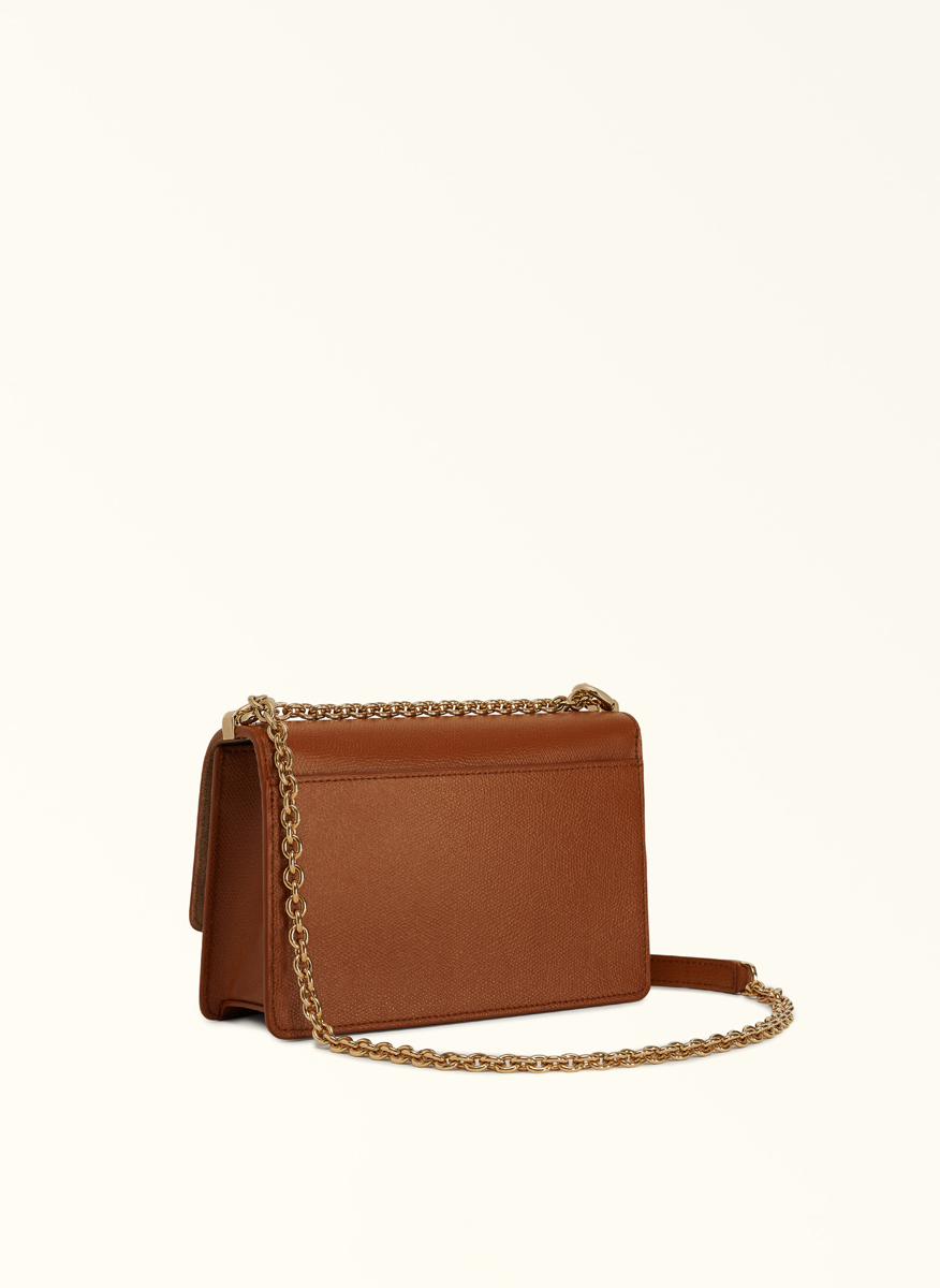 Мини Crossbody чанта Furla 1927 Gognac