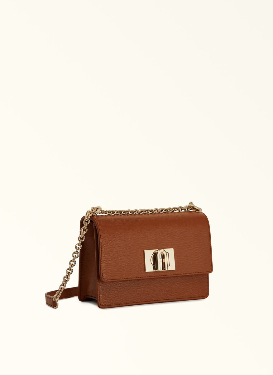 Мини Crossbody чанта Furla 1927 Gognac