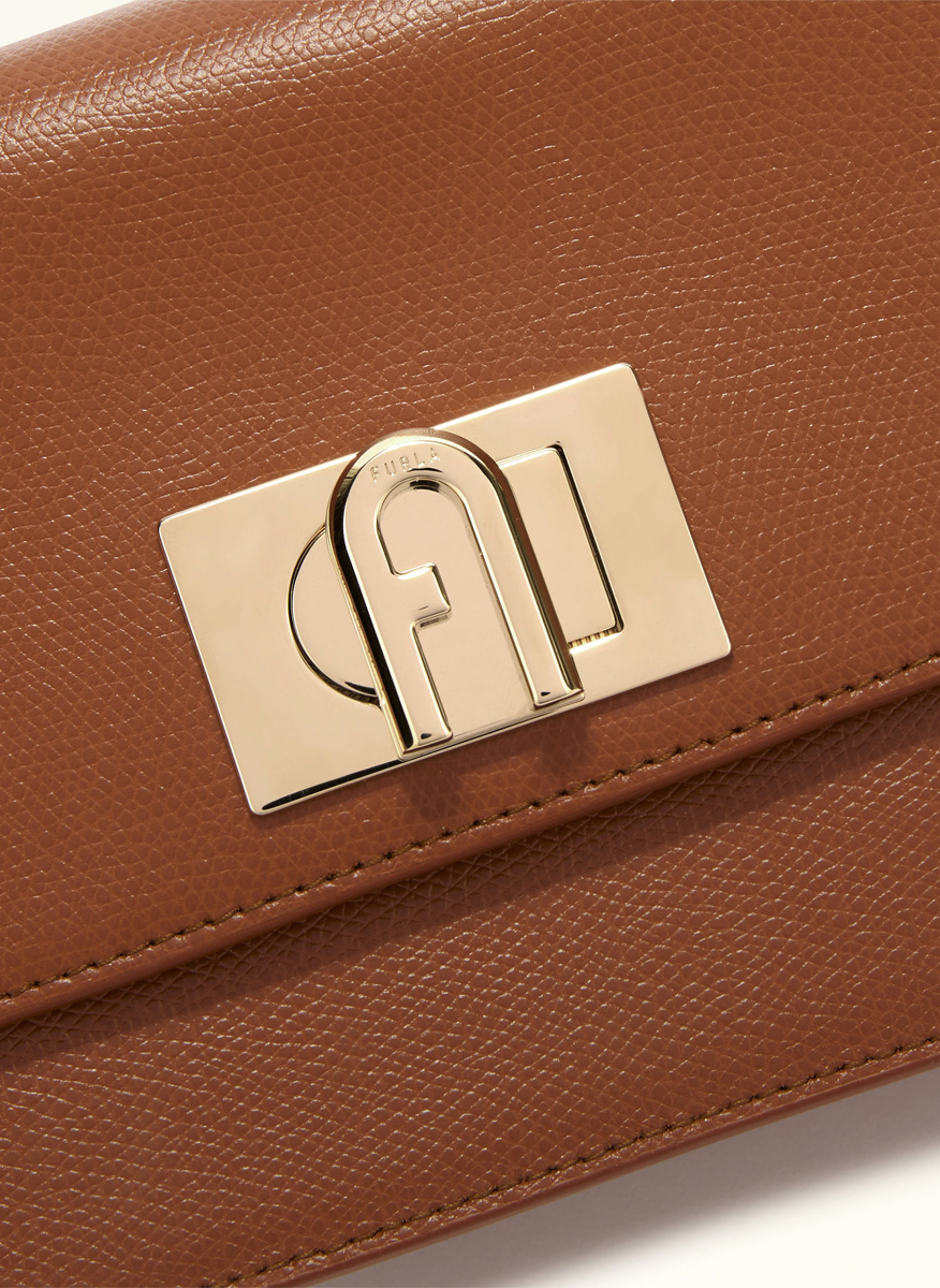 Мини Crossbody чанта Furla 1927 Gognac