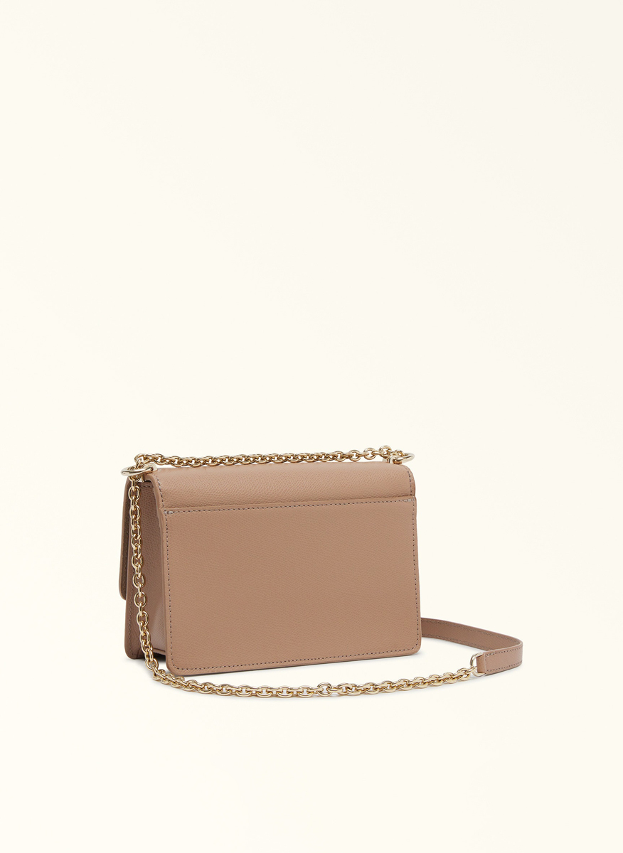 Мини Crossbody чанта Furla 1927 Greige
