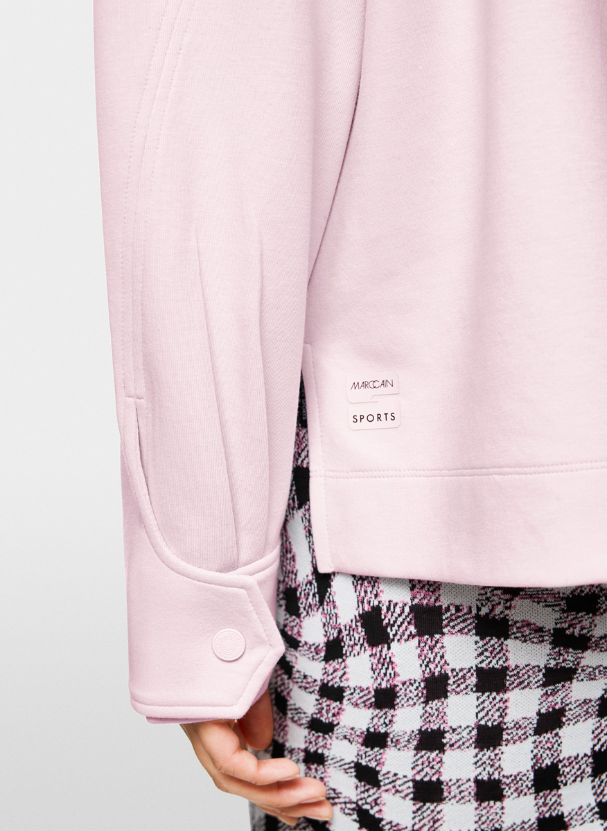 Суитшърт с асиметричен мотив Marc Cain Sports