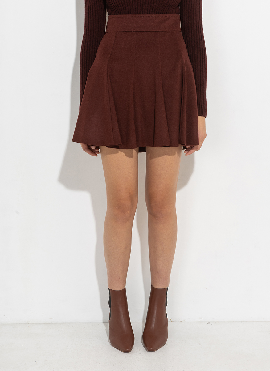 Max Mara Geneve pleated mini skirt