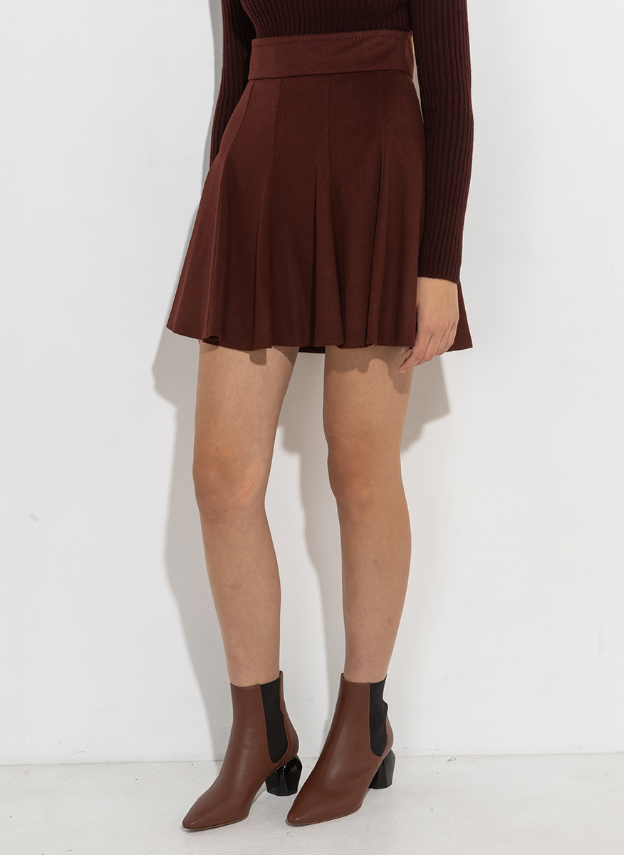 Max Mara Geneve pleated mini skirt