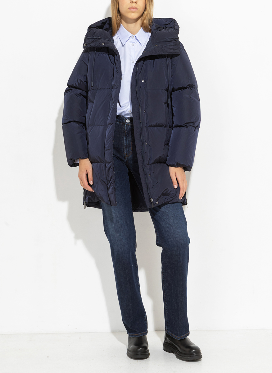 Пухено яке с 'Water repellent' обработка Weekend Max Mara Newbembo