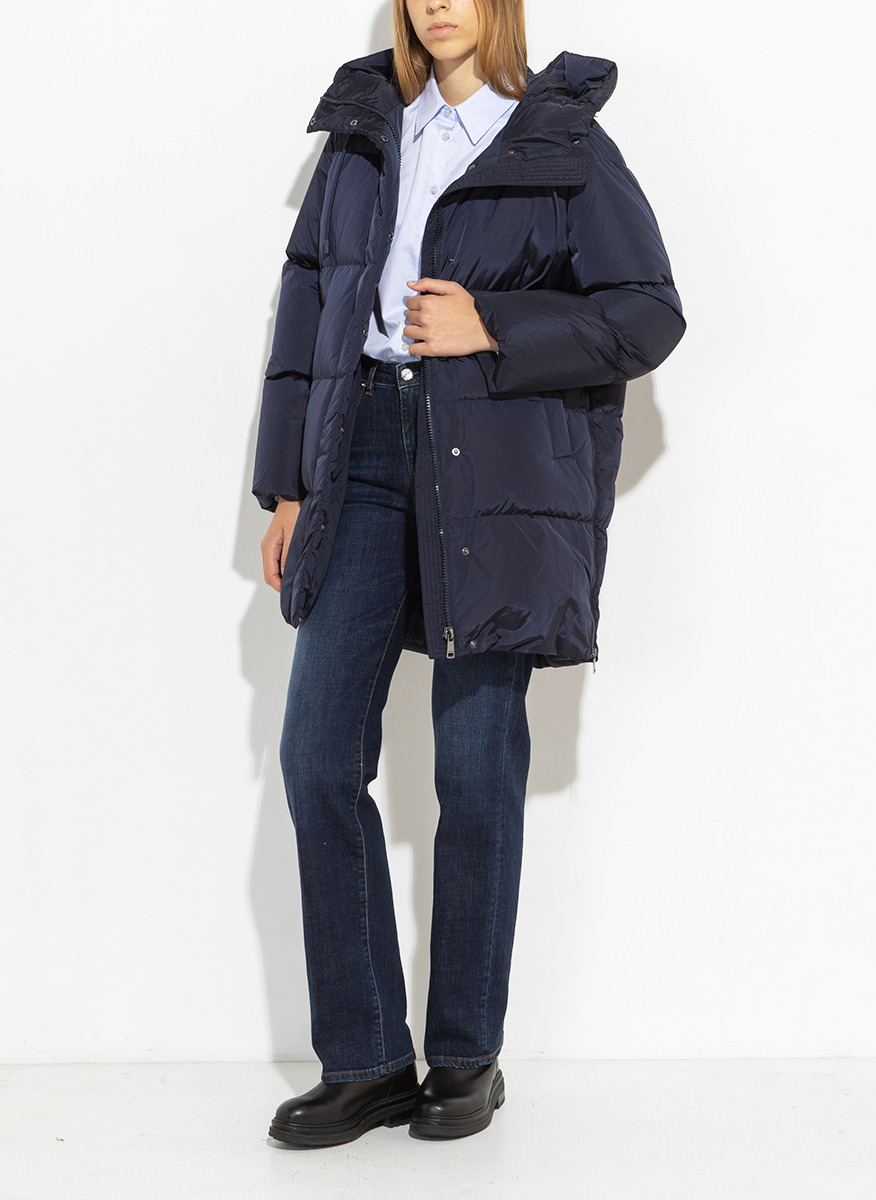 Пухено яке с 'Water repellent' обработка Weekend Max Mara Newbembo
