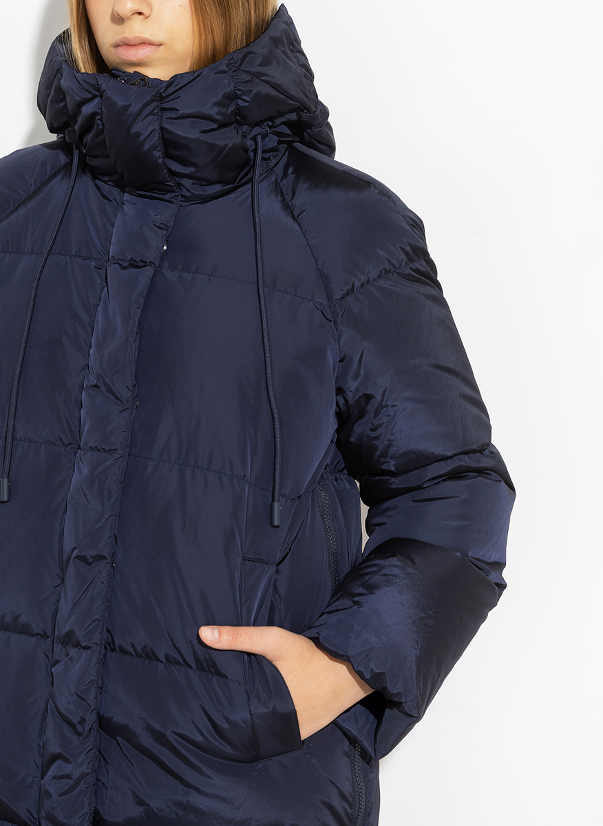Пухено яке с 'Water repellent' обработка Weekend Max Mara Newbembo
