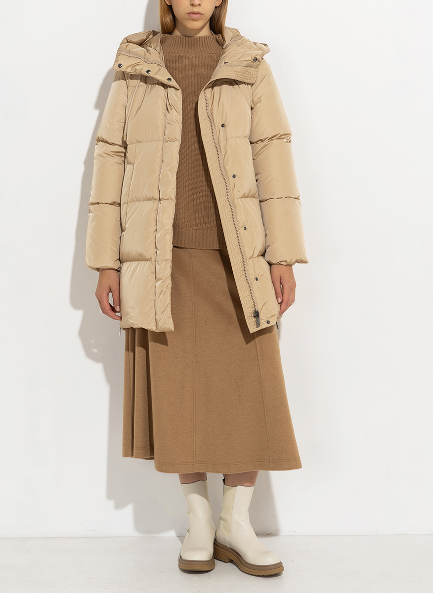Пухено яке с 'Water repellent' обработка Weekend Max Mara Newbembo