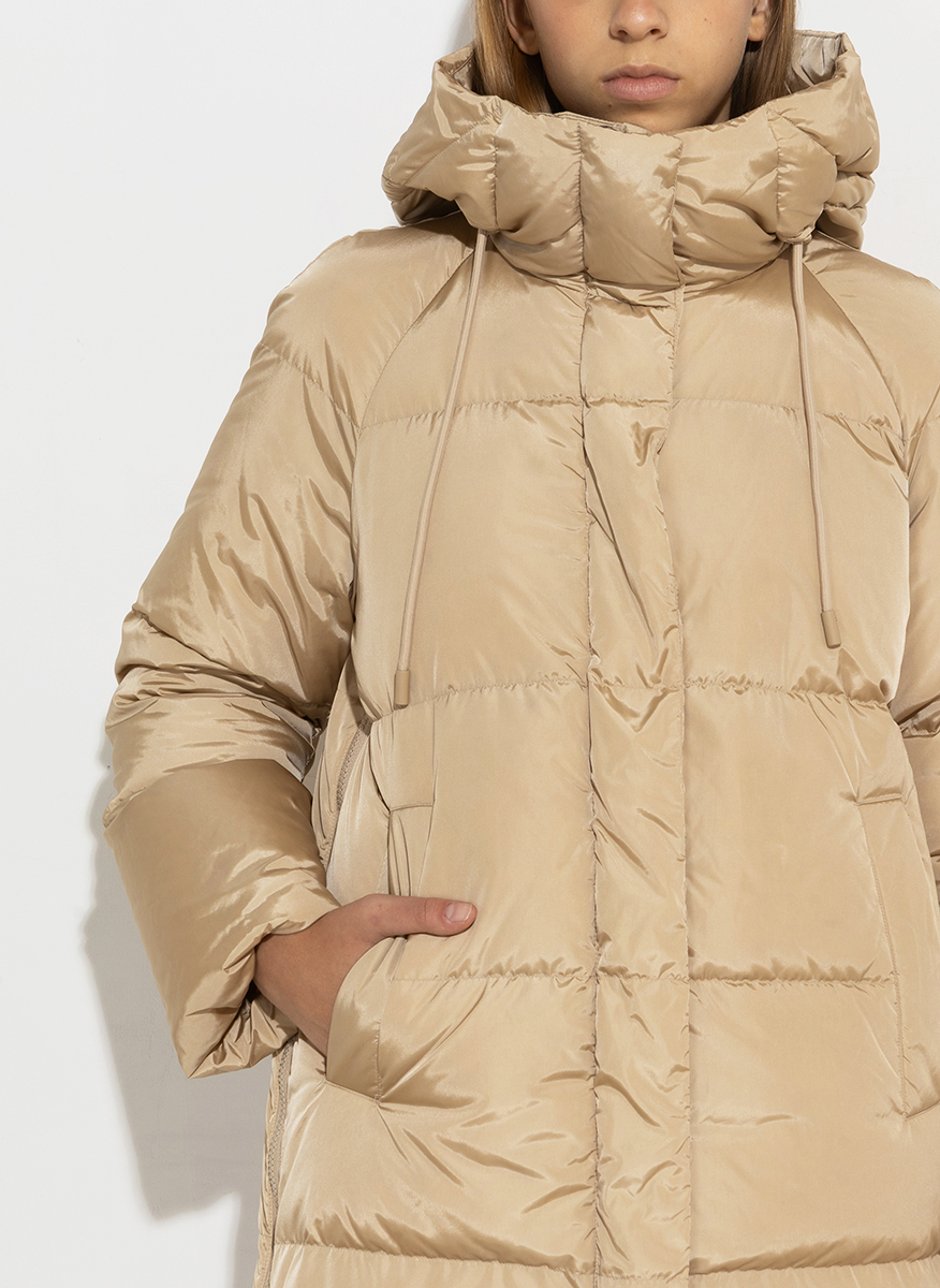 Пухено яке с 'Water repellent' обработка Weekend Max Mara Newbembo