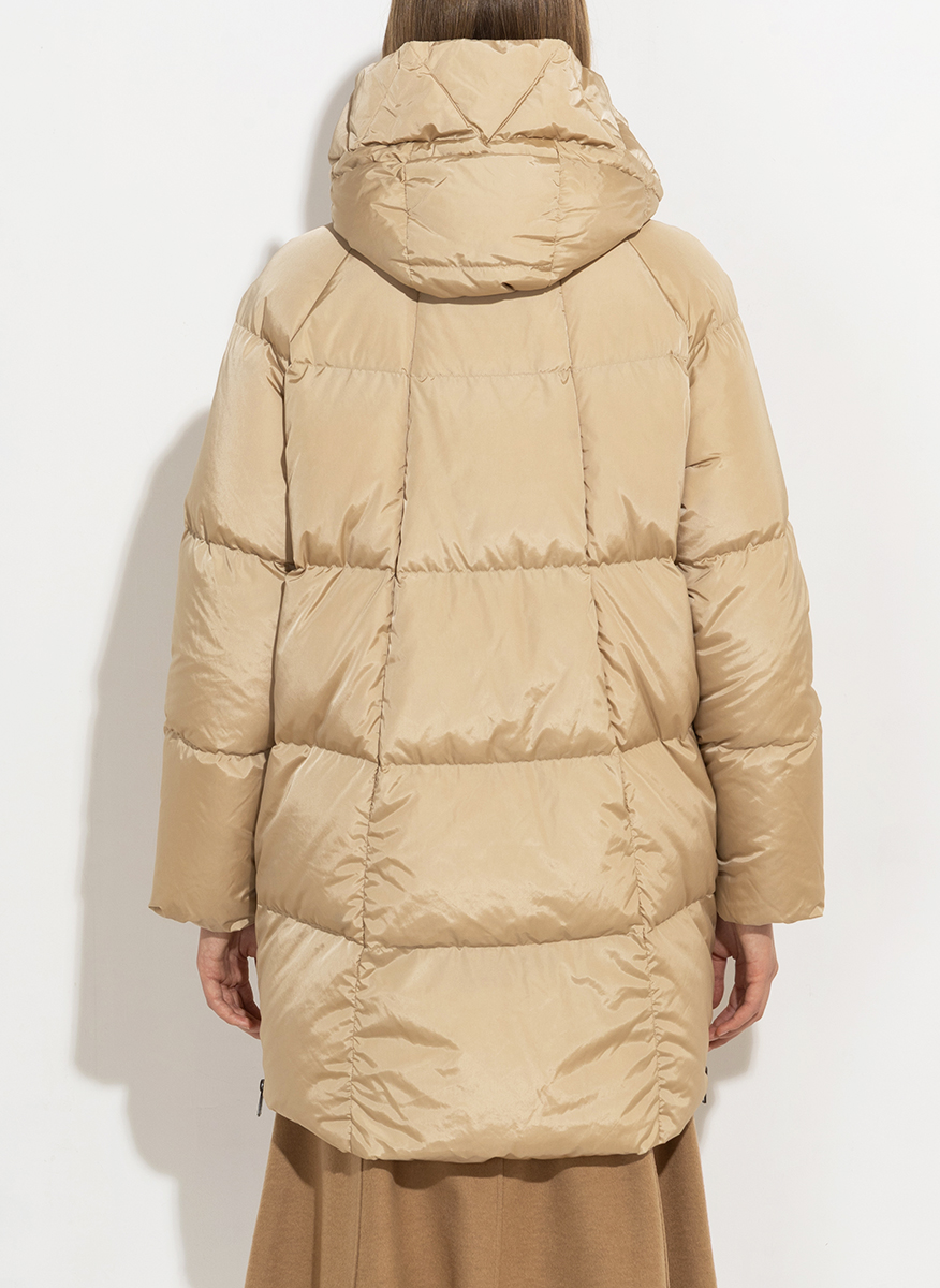 Пухено яке с 'Water repellent' обработка Weekend Max Mara Newbembo