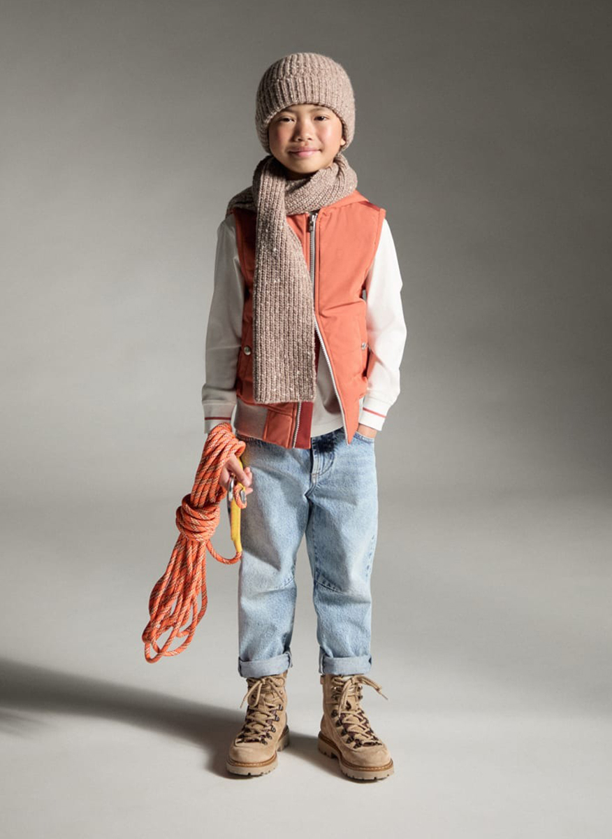 Brunello Cucinelli Kids 8-10 denim trousers