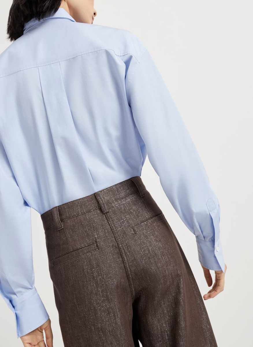 Панталон с басти 'Sparkling no-fade denim' Brunello Cucinelli