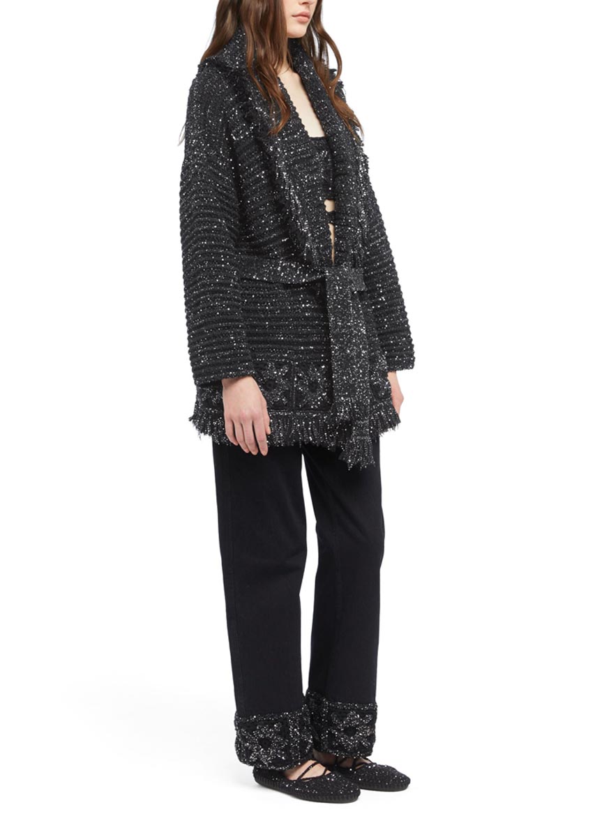 Alanui 'City Lights' cardigan with sequins