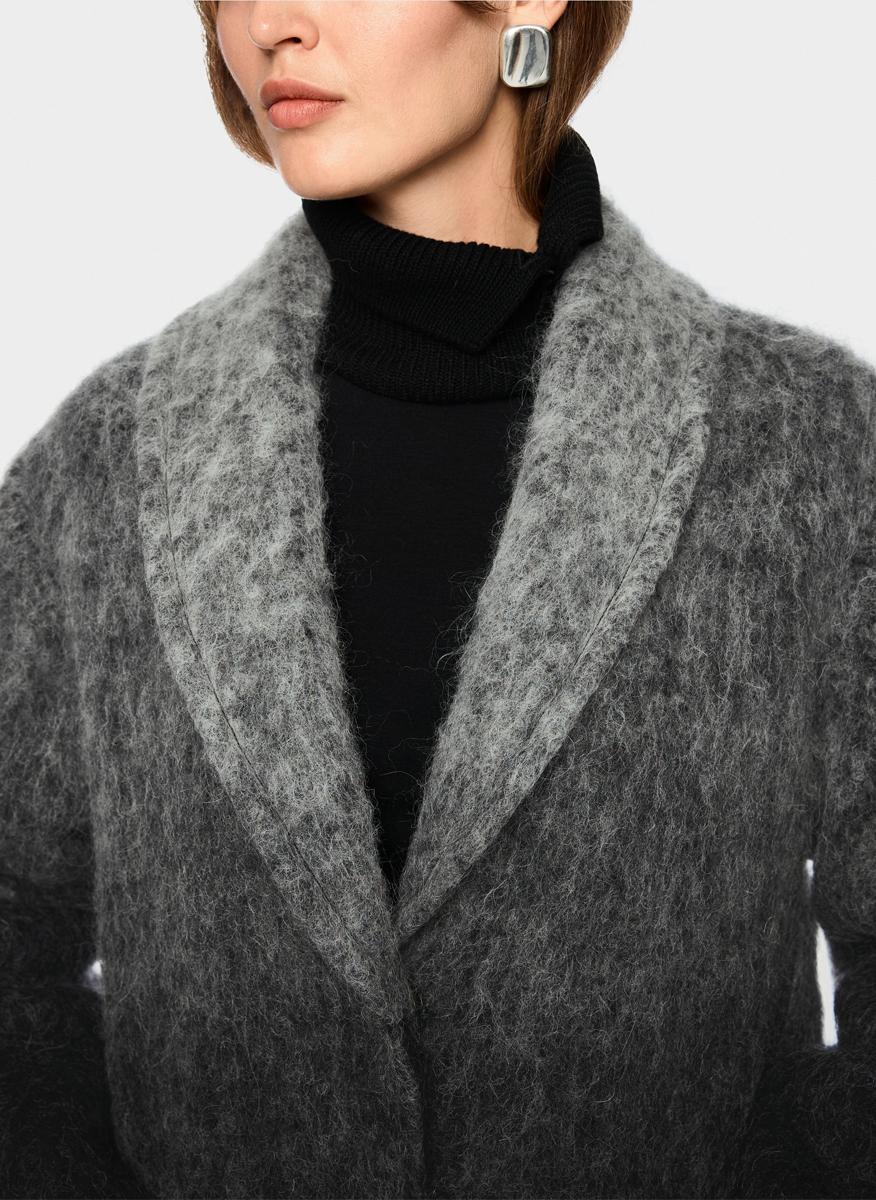 Палто от мохер и алпака 'Colour gradient' Marc Cain Collections