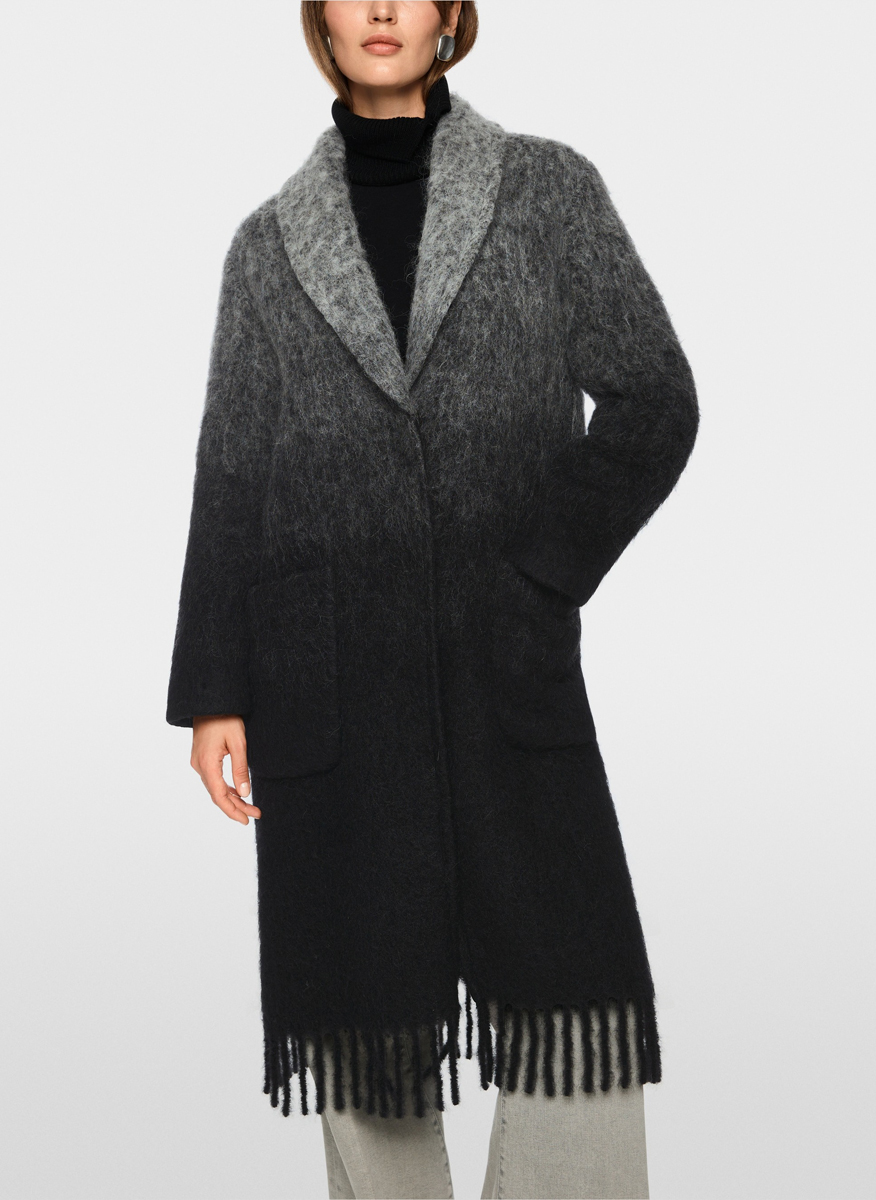 Палто от мохер и алпака 'Colour gradient' Marc Cain Collections