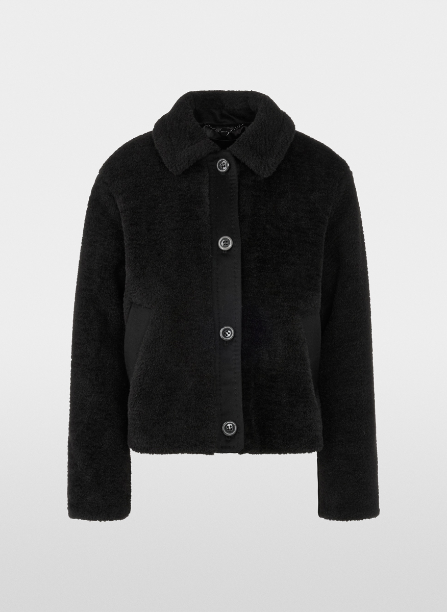 Marc Cain Collections short jacket with wool trims