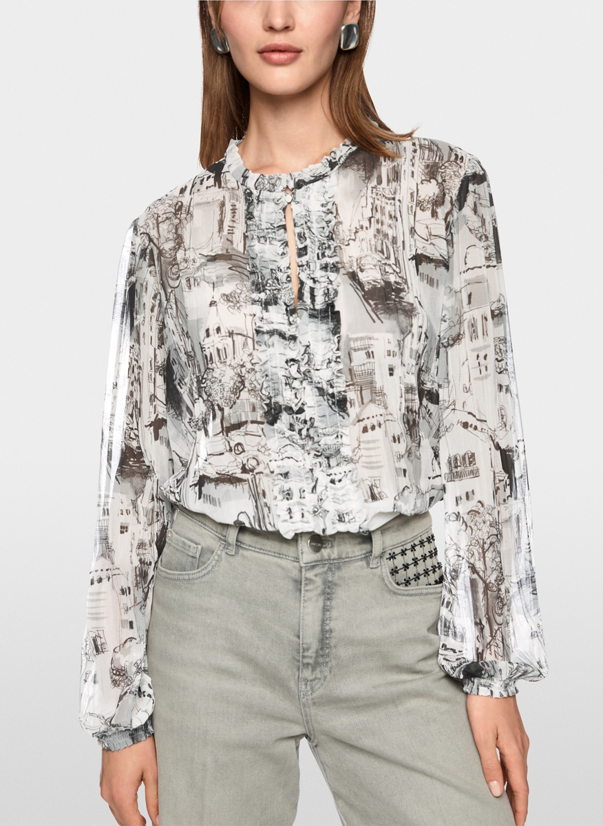 Блуза с рюш 'Urban' Marc Cain Collections