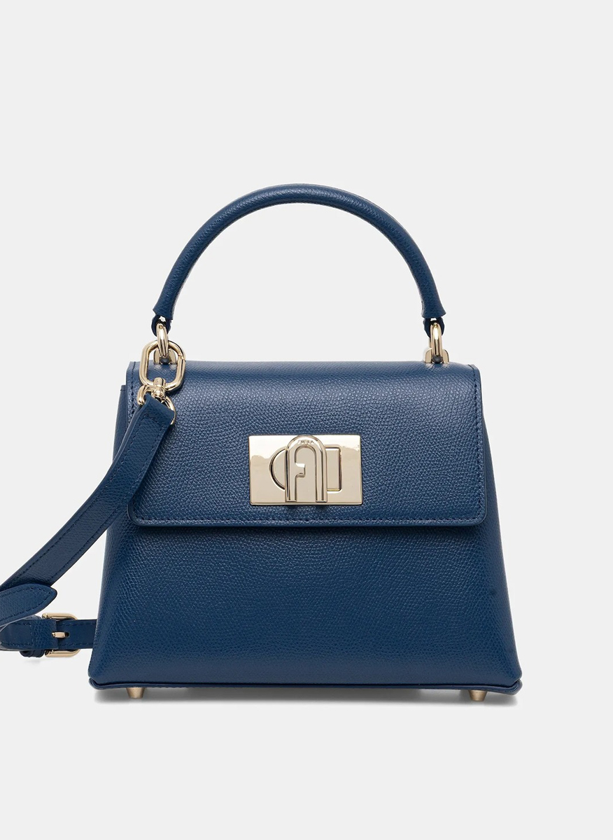 Мини Crossbody чанта Furla 1927 Indigo
